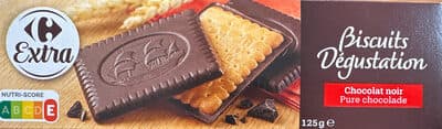 Biscuits Dégustation Chocolat noir