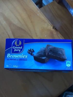 Brownies aux pépites de chocolat