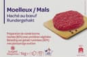 10 Moelleux hachés au bœuf* *Préparation à 80% de viande bovine hachée avec protéines végétales