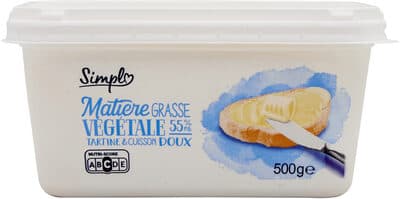 Matiere grasse vegetale 55% m.g.