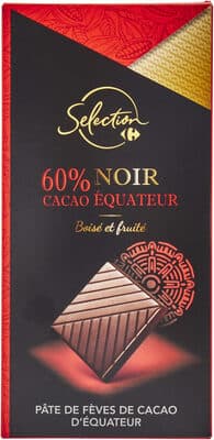 60% cacao noir equateur