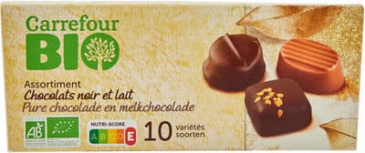 Assortiment Chocolats noir et lait