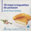 16 Grosses croquettes de poisson
