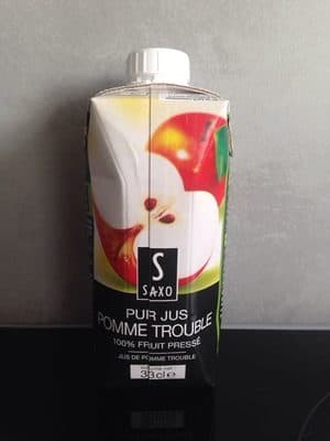 Jus de pomme trouble