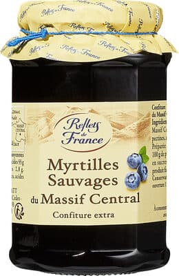 Confiture Myrtilles sauvages du Massif Central