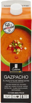 GAZPACHO à l'huile d'olive vierge extra 2%