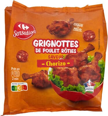Grignottes de poulet rôties Saveur chorizo