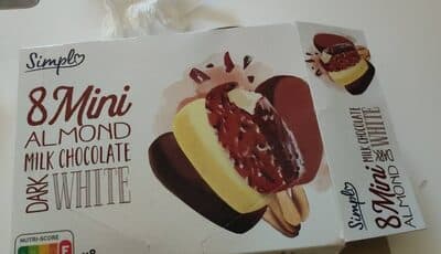 8 Mini ALMOND MILK CHOCOLATE DARK WHITE