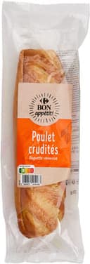 BAGUETTE Poulet Crudités