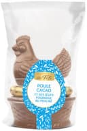 (en majeur) Poule cacao (en mineur) et ses oeufs fourrage au praliné