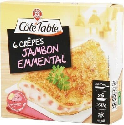 6 crêpes jambon emmental