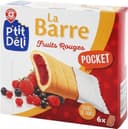 Barre fruits rouges x 6
