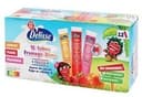12 tubes fromage blanc fruits : fraise, framboise, abricot