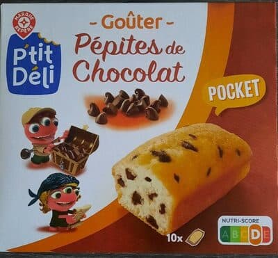 10 mini gateau pépite chocolat