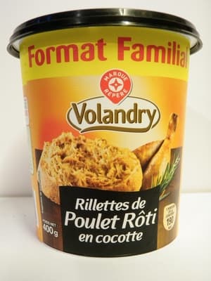 Rillettes de Poulet Rôti en cocotte - Format Familial