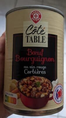Boeuf bourguignon au vin rouge Corbières