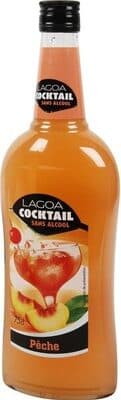 Cocktail sans alcool pêche