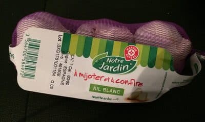 Ail blanc à mijoter et confire