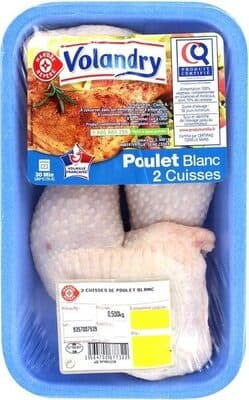 Cuisses poulet blanc certifié
