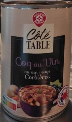 Coq au Vin aux pommes de terre et aux carottes