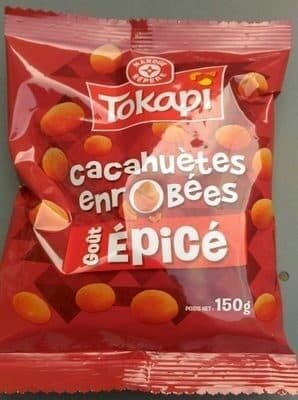 Cacahuètes enrobées goût épicé