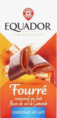 Chocolat lait fourré caramel