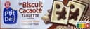 Biscuits cacao tablette chocolat noir et blanc