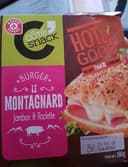 Burger Le Montagnard jambon et raclette