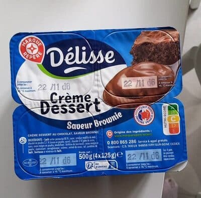 Crème dessert brownie