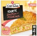 Tourte saumon et poireaux