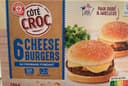6 cheese burgers