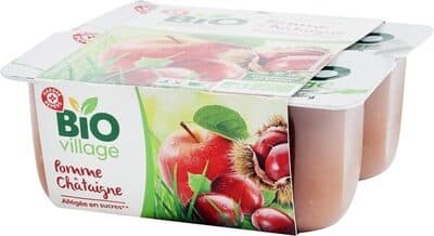 Compote pomme châtaigne
