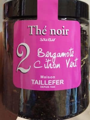 2 - Thé Noir Saveur Bergamote, Citron Vert