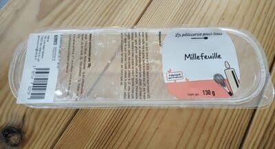 Millefeuille à la crème pâtissière vanillée