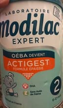 Lait modilac actigest 2