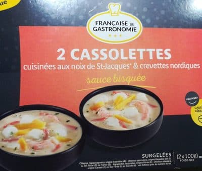 Cassolette aux saint jacques