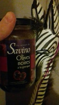 Olives noires à la grecques