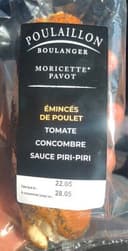 Moricette pavot poulet