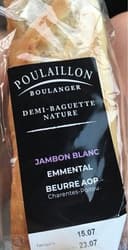 Sandwich jambon beurre