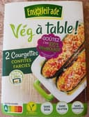 2 courgettes confites farcies
