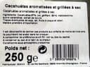 Cacahuètes aromatisées et grillées à sec