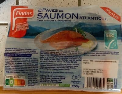 2 Pavés de Saumon Atlantique