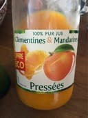 100 % pur jus clémentines & mandarines pressées