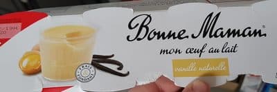 Bonne maman mon oeuf au lait