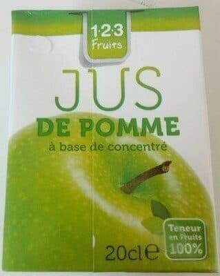 Jus de pomme à base de concentré