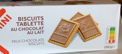 Biscuit tablette au chocolat au lait