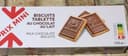 Biscuits tablette au chocolat au lait