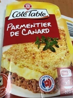 Parmentier de canard