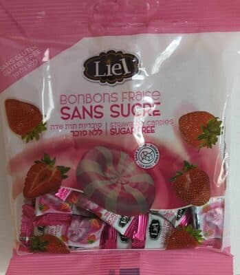 Bonbon fraise sans sucre