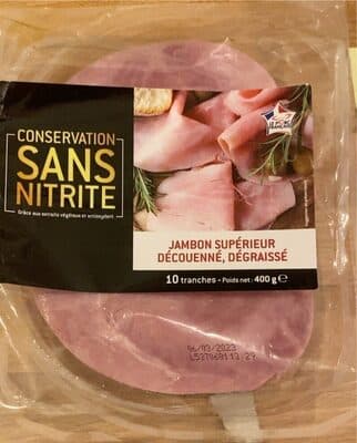 Jambon blanc sans nitrites